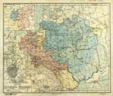 Polska i Litwa za Jagielon&oacute;w (w. XV) : stan z r. 1494 z uwydatnieniem zmian granic wschodnich i miejsc hist. do połowy w. XVI : podziałka 1:6 000 000