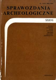 Sprawozdanie z badań osady grupy tynieckiej na stanowisku 41 w Krzesławicach-Nowej Hucie w latach 1957, 1979-1982