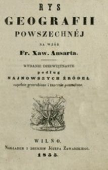 Rys geografii powszechn&eacute;j