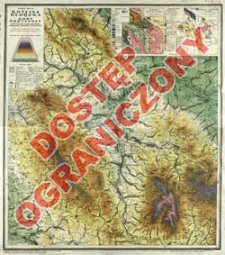 Kotlina Kłodzka i Góry Przyległe : mapa fizyczna z uwzględnieniem komunikacji i szlaków turystycznych : podziałka 1:100 000