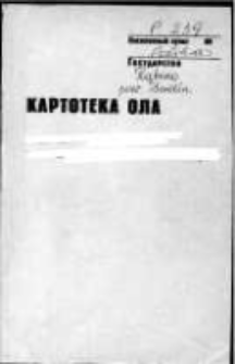 Kartoteka Ogólnosłowiańskiego atlasu językowego (OLA); Rąbino (239)
