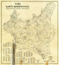 Mapa lasów państwowych Rzeczypospolitej Polskiej
