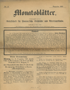 Monatsbl&auml;tter Jhrg. 34, H. 12 (1920)