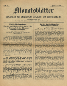 Monatsbl&auml;tter Jhrg. 40, H. 2 (1926)