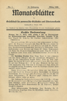 Monatsbl&auml;tter Jhrg. 44, H. 3 (1930)