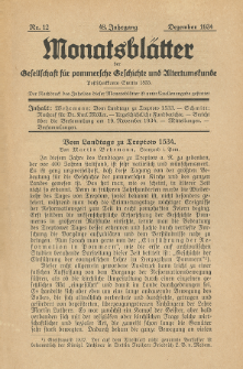 Monatsblätter Jhrg. 48, H. 12 (1934)