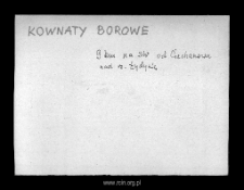 Kownaty-Borowe. Files of Niedzborz district in the Middle Ages. Files of Historico-Geographical Dictionary of Masovia in the Middle Ages
