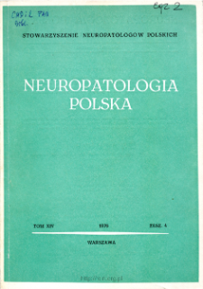 Neuropatologia Polska T.14 z.4 (1976)