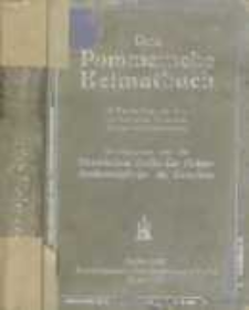 Das Pommersche Heimatbuch : für die Hand des Lehrers und des Heimatfreundes