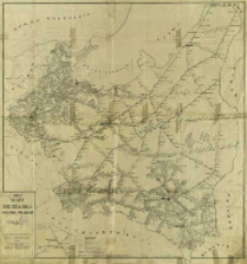Mapa sieci kolejowej państwa Polskiego : z oznaczeniem wszystkich stacji i przystanków oraz podaniem odległości taryfowych stacji węzłowych