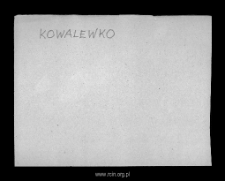 Kowalewko. Files of Szrensk district in the Middle Ages. Files of Historico-Geographical Dictionary of Masovia in the Middle Ages