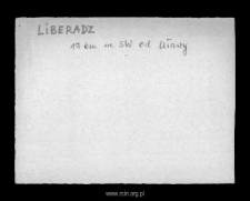 Liberadz. Files of Szrensk district in the Middle Ages. Files of Historico-Geographical Dictionary of Masovia in the Middle Ages