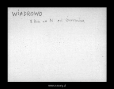 Wiadrowo. Files of Szrensk district in the Middle Ages. Files of Historico-Geographical Dictionary of Masovia in the Middle Ages
