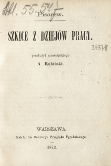 Szkice z dziej&oacute;w pracy