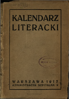 Kalendarz Literacki 1917