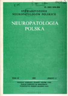 Neuropatologia Polska T.23 z.2 (1985)