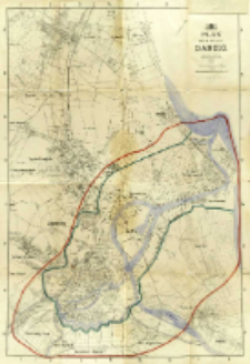 Plan der Stadt Danzig : Angefertigt im Jahre 1921