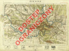 Pieniny mapa fotogrametryczna