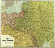 Mapa Europy Środkowej : podziałka 1:2 500 000