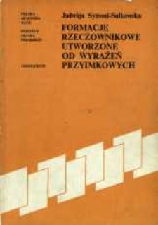 Formacje rzeczownikowe utworzone od wyrażeń przyimkowych