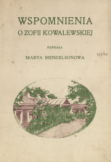 Wspomnienia o Zofii Kowalewskiej