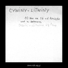 Cywiny-Litwiny. Files of Plonsk district in the Middle Ages. Files of Historico-Geographical Dictionary of Masovia in the Middle Ages