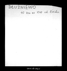 Dłużniewo. Files of Plonsk district in the Middle Ages. Files of Historico-Geographical Dictionary of Masovia in the Middle Ages