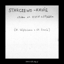 Starczewo-Kanie. Files of Plonsk district in the Middle Ages. Files of Historico-Geographical Dictionary of Masovia in the Middle Ages