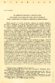 Kwartalnik Historyczny R. 74 nr 2 (1967), Materiały