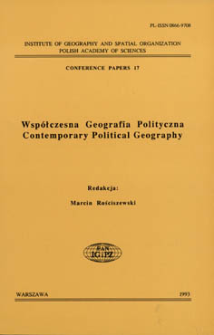 Wsp&oacute;łczesna geografia polityczna = Contemporary political geography