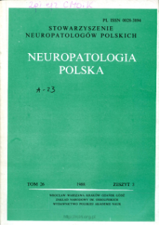 Neuropatologia Polska T.26 z.3 (1988)