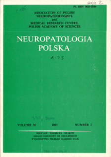 Neuropatologia Polska T.30 z.2 (1992)
