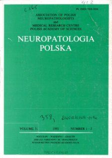 Neuropatologia Polska T.31 z.1-2 (1993)