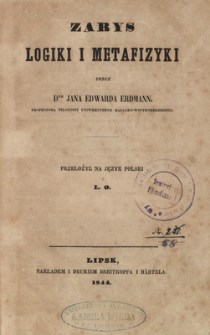Zarys logiki i metafizyki