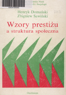 Wzory prestiżu a struktura społeczna