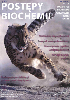 Postępy biochemii, Tom 55, Nr 2