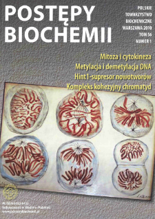 Postępy biochemii, Tom 56, Nr 1