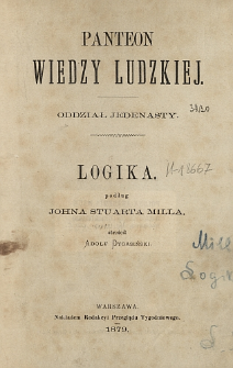 Logika podług Johna Stuarta Milla
