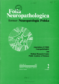 Folia Neuropathologica : former Neuropatologia Polska Vol.33 (1995) nr 2