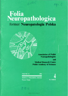 Folia Neuropathologica : former Neuropatologia Polska Vol.34 (1996) nr 4