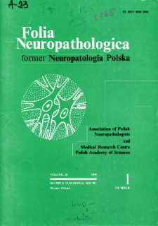 Folia Neuropathologica : former Neuropatologia Polska Vol.36 (1998) nr 1