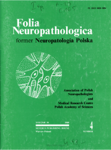 Folia Neuropathologica : former Neuropatologia Polska Vol.38 (2000) nr 4
