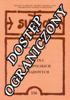 Fonetyka wielkopolskich rot sądowych