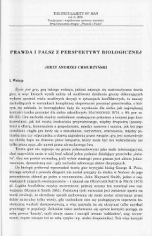 Prawda i fałsz z perspektywy biologicznej