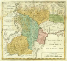 Tabula Geographica continens Despotatus Wallachiae atque Moldaviae Provinciam Besarabiae sub clientela Turcica itemque Provinciam Polonicam Podoliae, tanquam Regiones, in quibus bellum presens geritur