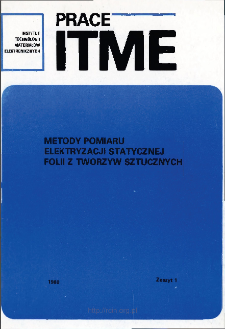 Metody pomiaru elektryzacji statycznej folii z tworzyw sztucznych = The methods of measuring of static electrization of plastic films