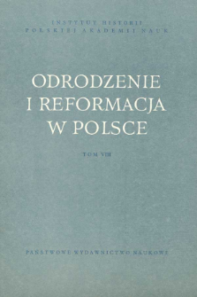 Znaczenie obyczaj&oacute;w kleru dla rozwoju i upadku polskiej reformacji