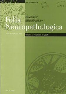 Folia Neuropathologica : former Neuropatologia Polska Vo.39 (2001) nr 4