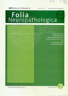 Folia Neuropathologica : former Neuropatologia Polska Vol.45 (2007)