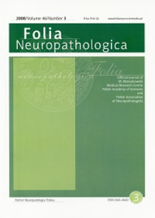 Folia Neuropathologica : former Neuropatologia Polska Vol.46 (2008) nr 3
